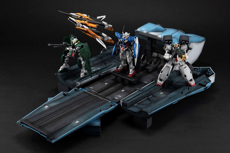 Reenact Your Favorite 'Mobile Suit Gundam 00' Scenes With the Realistic Series Ptolemaios Container Diorama Kit