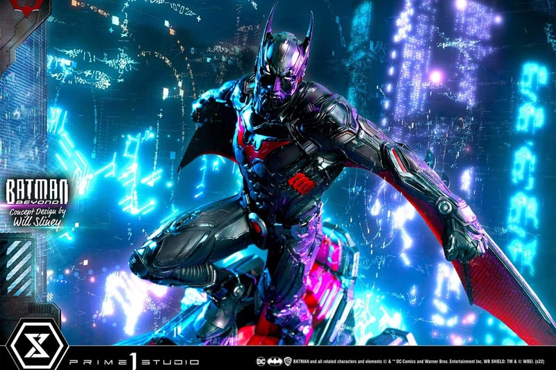 prime 1 studio batman beyond dark knight caped crusader bruce wayne dc comics will sliney concept art comic book artist statue collectible toys 