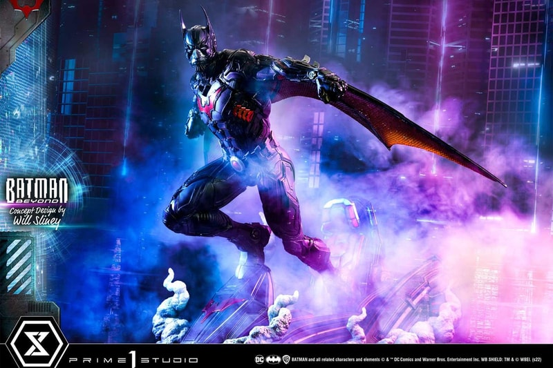prime 1 studio batman beyond dark knight caped crusader bruce wayne dc comics will sliney concept art comic book artist statue collectible toys 