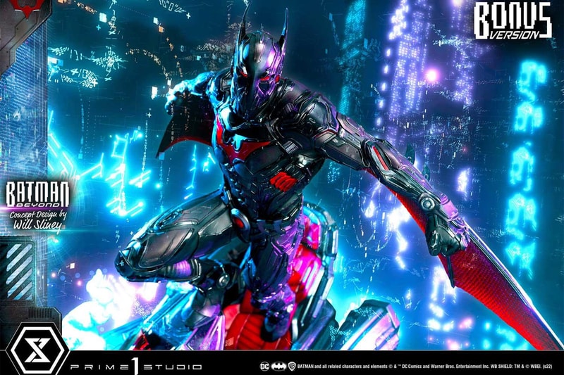 prime 1 studio batman beyond dark knight caped crusader bruce wayne dc comics will sliney concept art comic book artist statue collectible toys 