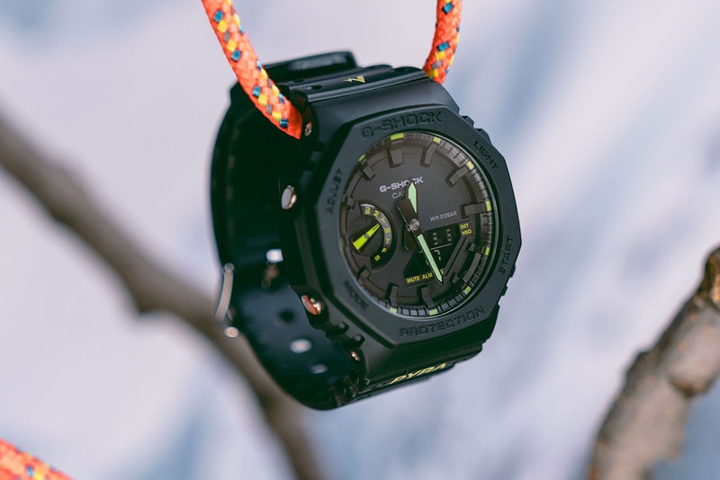 Volt Yellow Highlights Against An All Black Case and Strap