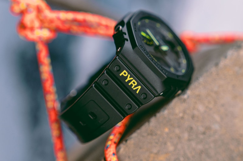 Volt Yellow Highlights Against An All Black Case and Strap