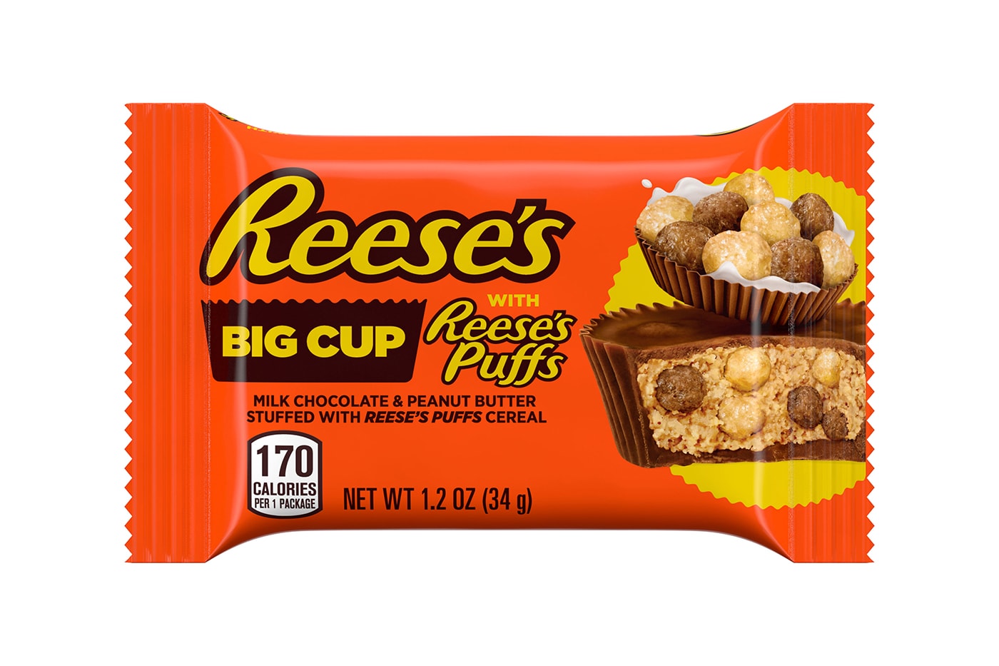 Reese's Big Cups Stuffed With Reese’s Puffs Cereal Release Info Taste Review Buy 