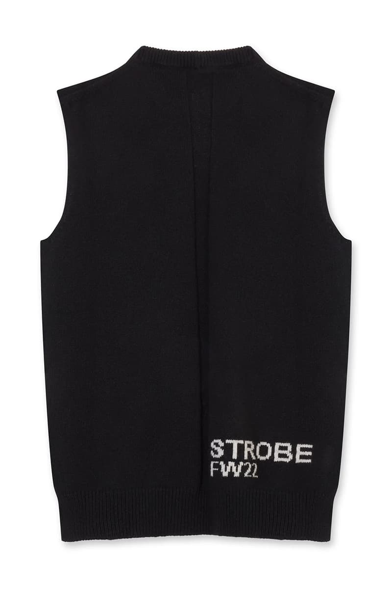 Rick Owens Fall Winter 2022 STROBE Runway Collection "URINAL" Rotten Crew Sweater Vest Black Dover Street Market London