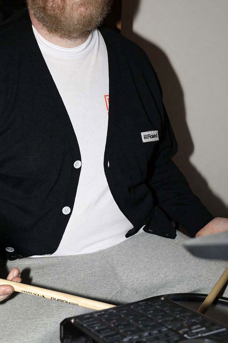roland bedwin the heartbreakers music equipment electronic piano synth dickies sweatshirt hoodie satin bomber jacket aaron choulai