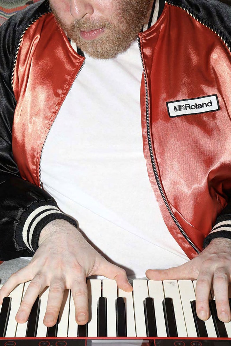 roland bedwin the heartbreakers music equipment electronic piano synth dickies sweatshirt hoodie satin bomber jacket aaron choulai