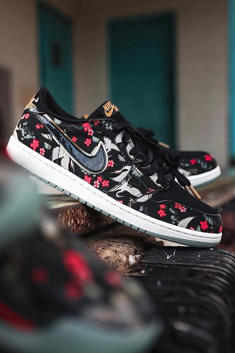 rui hachimura air jordan 1 low og cranes pe sakura fnf friends and family photos 