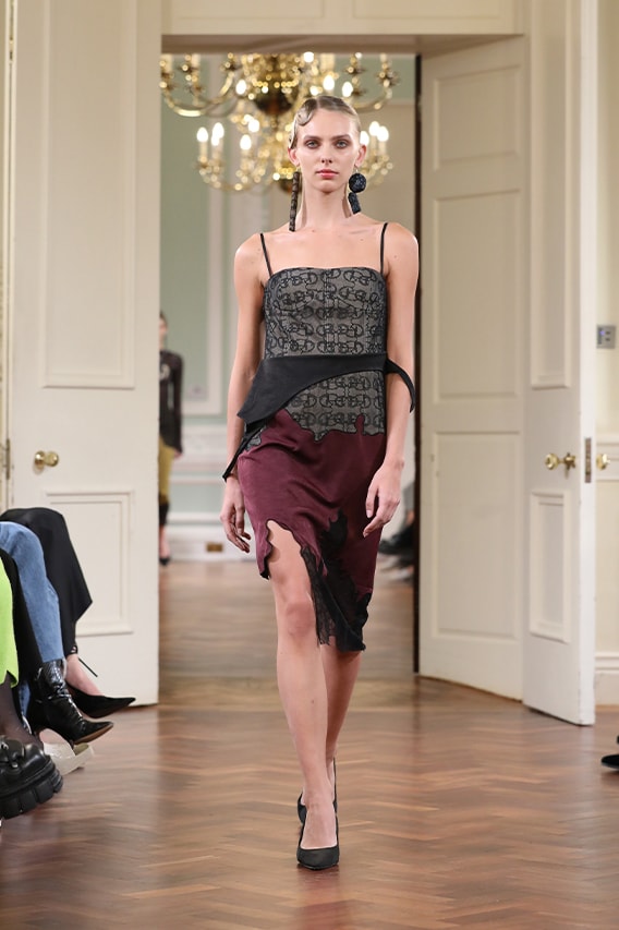 Ruirui Deng Spring Summer 2023 London Fashion Week SS23 Runway Show Designer Closing Event