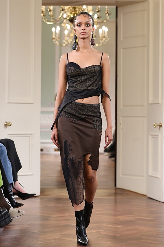 Ruirui Deng Spring Summer 2023 London Fashion Week SS23 Runway Show Designer Closing Event