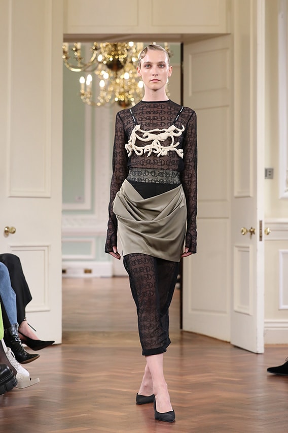 Ruirui Deng Spring Summer 2023 London Fashion Week SS23 Runway Show Designer Closing Event