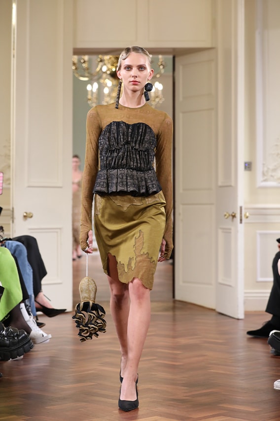 Ruirui Deng Spring Summer 2023 London Fashion Week SS23 Runway Show Designer Closing Event