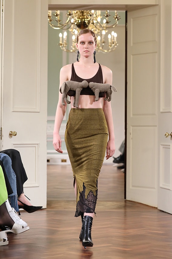 Ruirui Deng Spring Summer 2023 London Fashion Week SS23 Runway Show Designer Closing Event