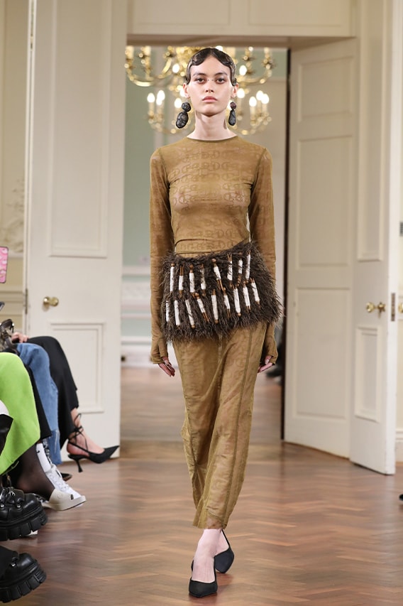 Ruirui Deng Spring Summer 2023 London Fashion Week SS23 Runway Show Designer Closing Event