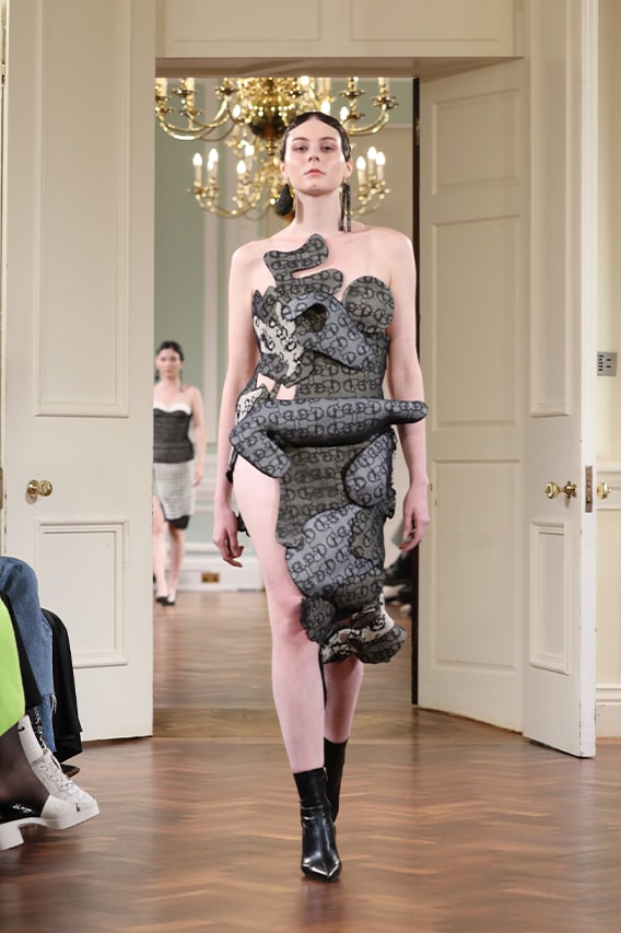 Ruirui Deng Spring Summer 2023 London Fashion Week SS23 Runway Show Designer Closing Event