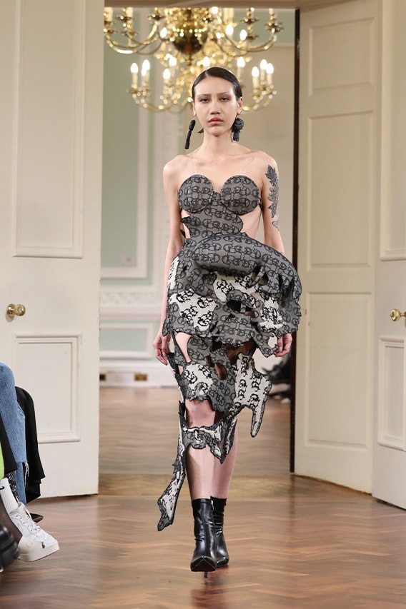 Ruirui Deng Spring Summer 2023 London Fashion Week SS23 Runway Show Designer Closing Event