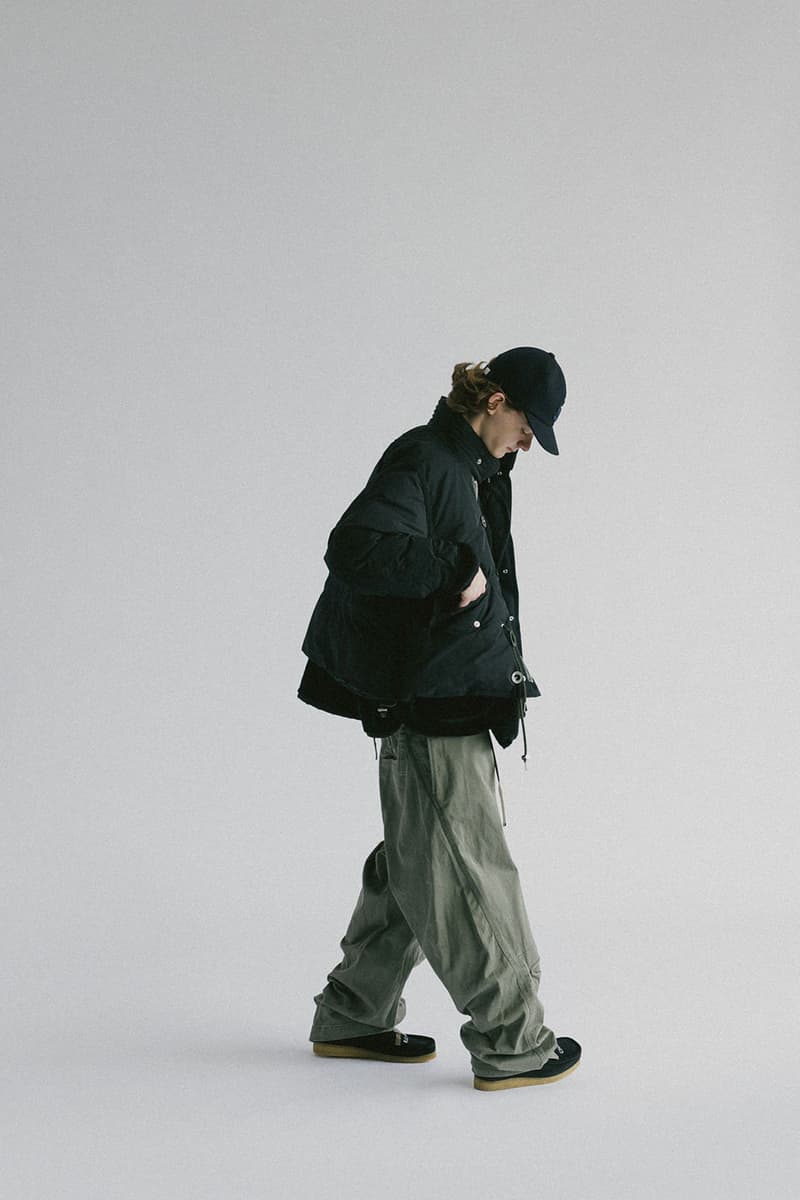 sacai Fall/Winter 2022 Faux Shearling Nylon Twill Blouson HBX Release Info Buy Price MADSAKI and Schott Collab Collection T-shirt Hoodie