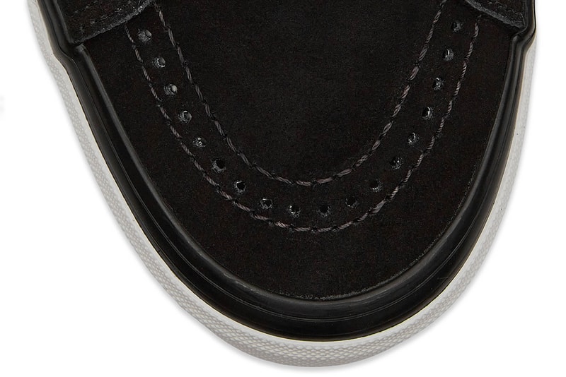 Slam Jam x Vans Sk8-Hi Collaboration (Un)Corporate Uniform Black Ecru Suede Canvas Release Information Skateboarding Drops