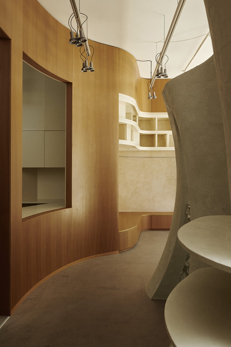 Snøhetta Combines Clay and Wood Inside Holzweiler's Copenhagen Store 
