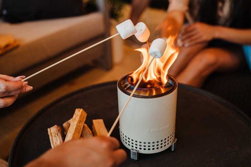 Solo Stove Mesa tabletop fire pit release camping outdoots fire pits oven stianless steel travel 