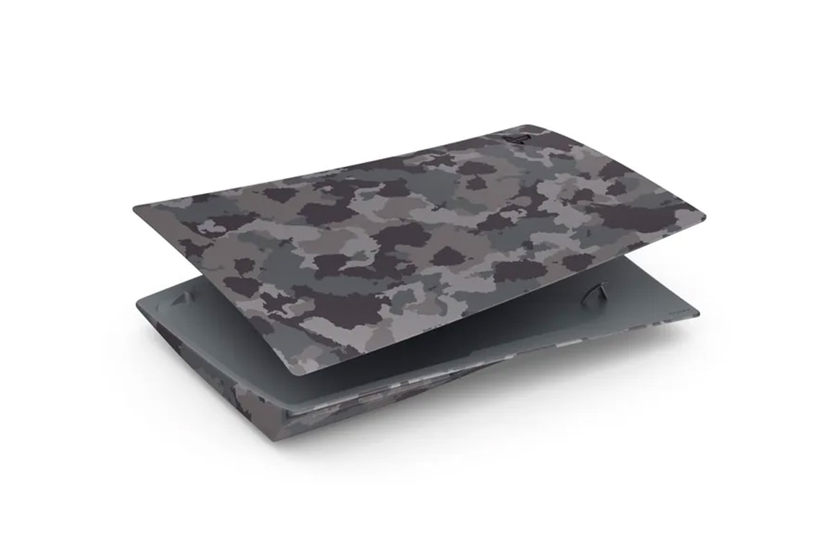Sony Is Releasing the Gray Camouflage Collection for the PS5 playstation 5 customization 