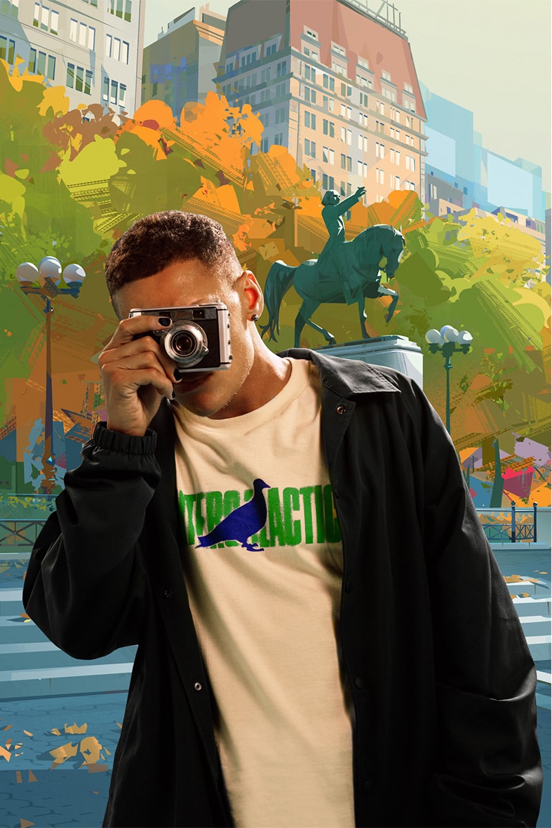 STAPLE Launches New Merch Collaboration With Netflix's 'Entergalactic' jeffstaple pigeon kid cudi cartoon galaxy kenya barris