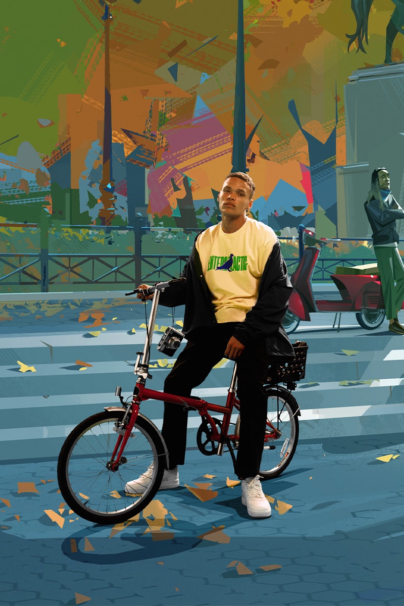 STAPLE Launches New Merch Collaboration With Netflix's 'Entergalactic' jeffstaple pigeon kid cudi cartoon galaxy kenya barris