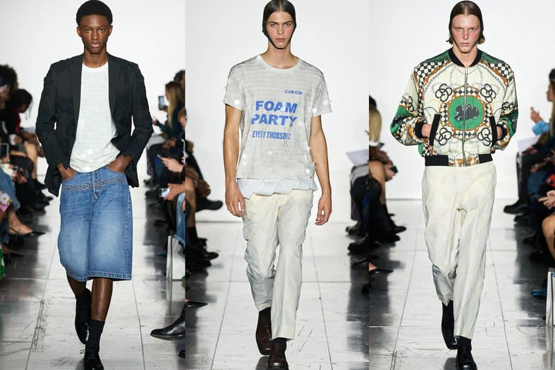 Stefan Cooke SS23 Makes a Case for Jorts, Sequins, Trompe-L'œil and Frills