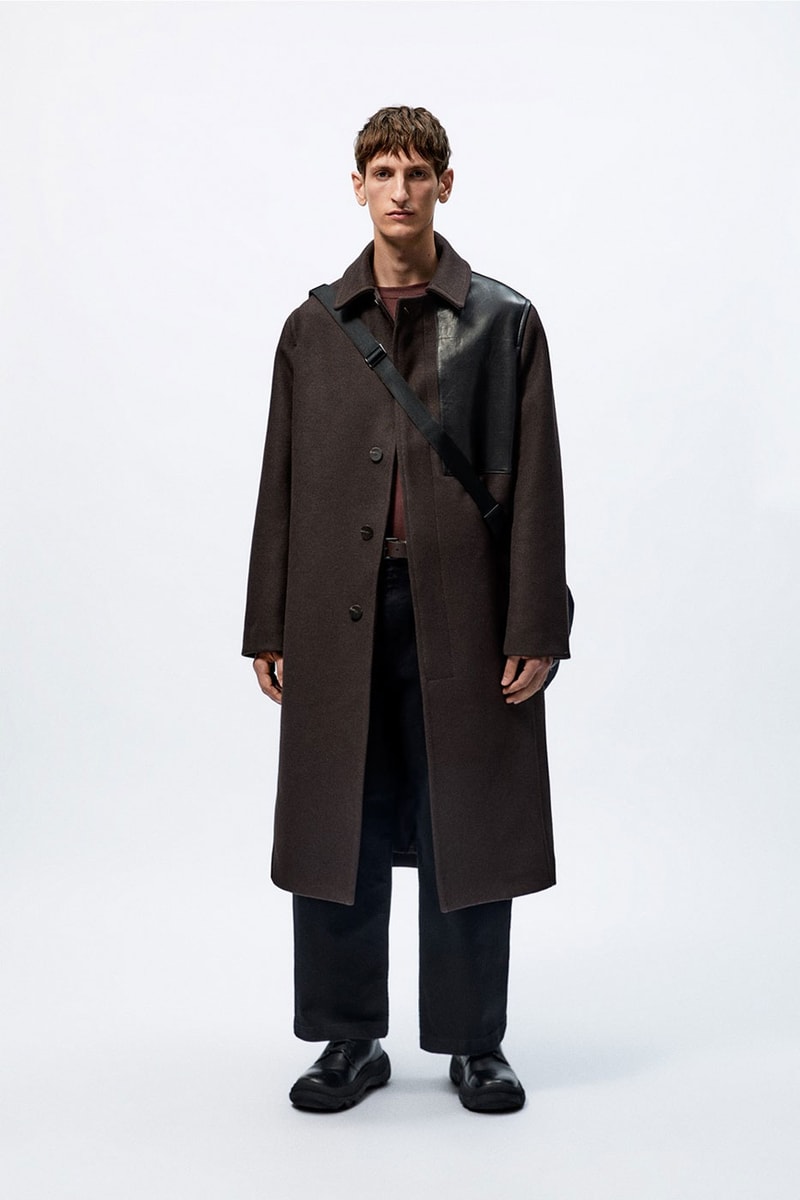 Studio Nicholson Zara mens capsule collection minimalist shoes glasses leather goods blankets knit jacket craig mcdean release info date price