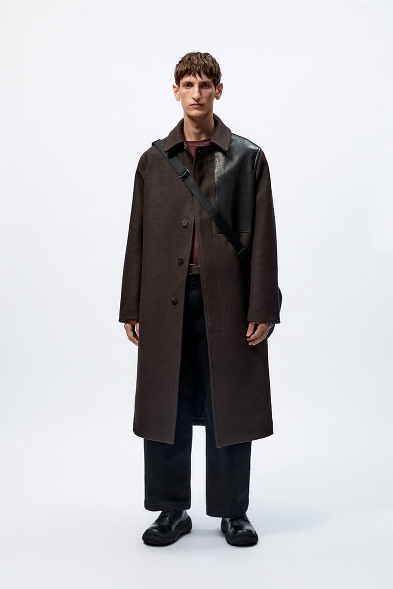 Studio Nicholson Zara mens capsule collection minimalist shoes glasses leather goods blankets knit jacket craig mcdean release info date price