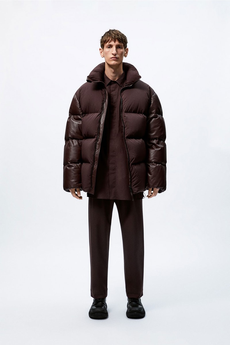 Studio Nicholson Zara mens capsule collection minimalist shoes glasses leather goods blankets knit jacket craig mcdean release info date price