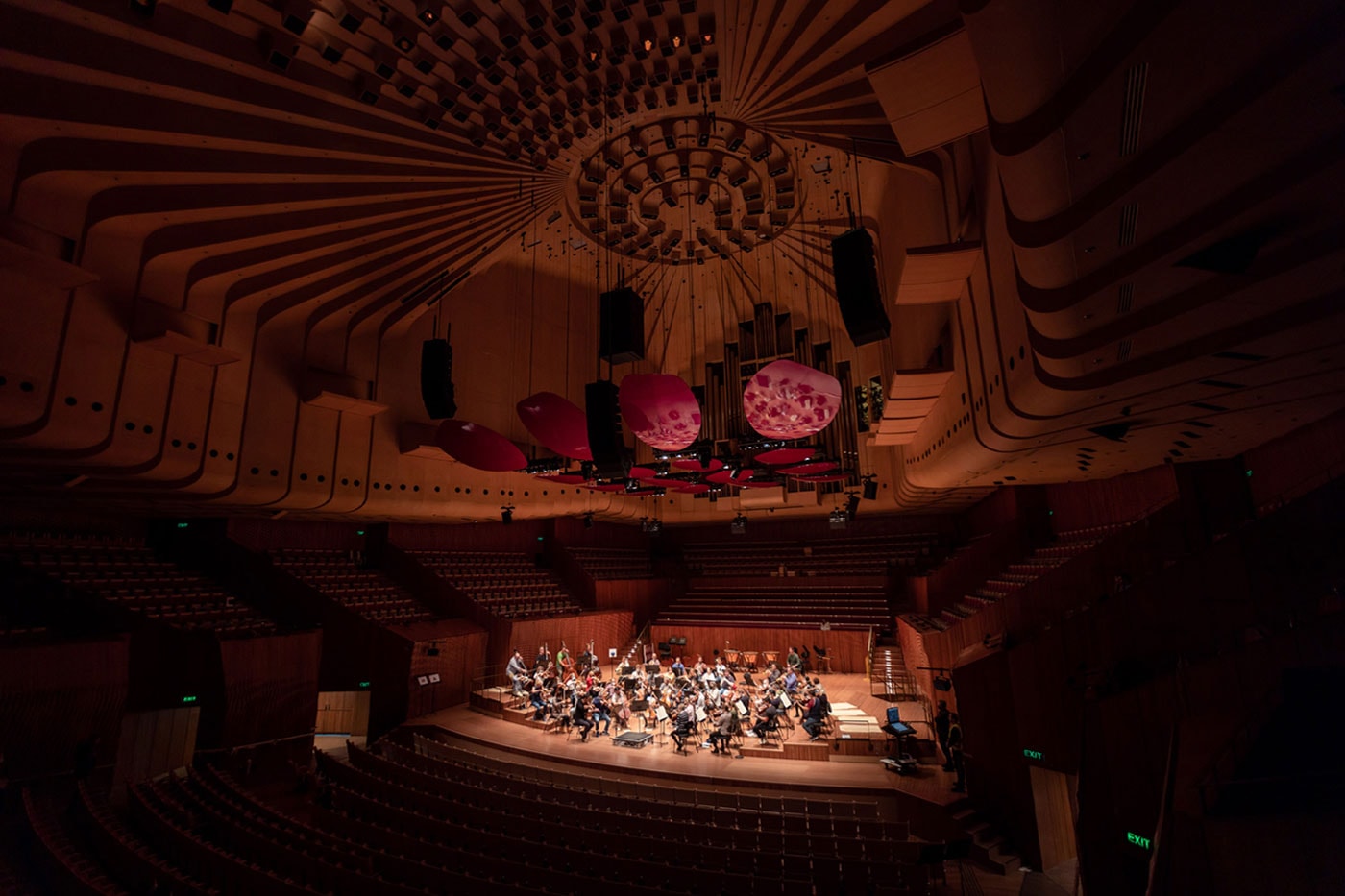 Newly Renovated Sydney Opera House Concert Hall Inside Look decade renewal renovations 18 petals lift reveal info 