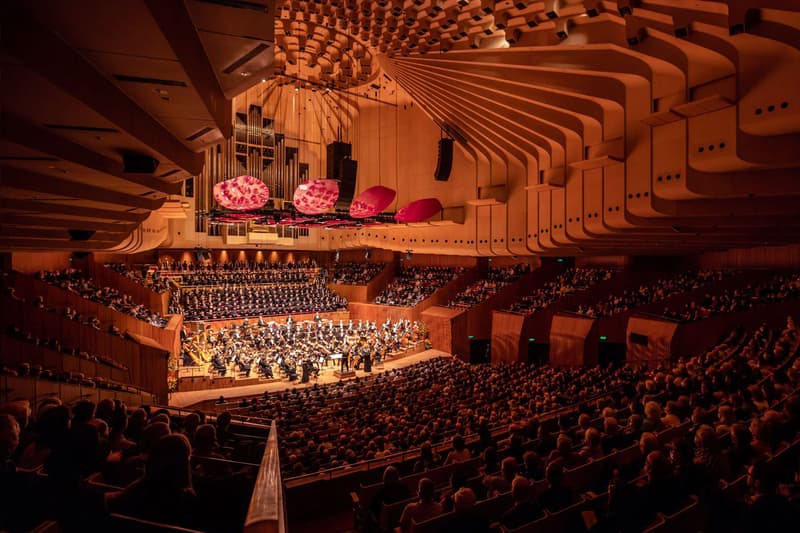 Newly Renovated Sydney Opera House Concert Hall Inside Look decade renewal renovations 18 petals lift reveal info 