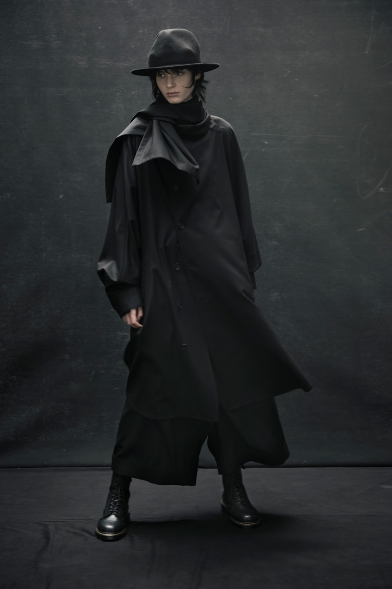 s'yte yohji yamamoto japan rock music subculture leather fur fall winter 2022 history hats gobelin jacquard 