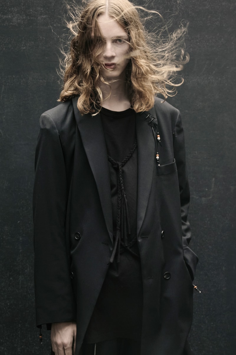 s'yte yohji yamamoto japan rock music subculture leather fur fall winter 2022 history hats gobelin jacquard 