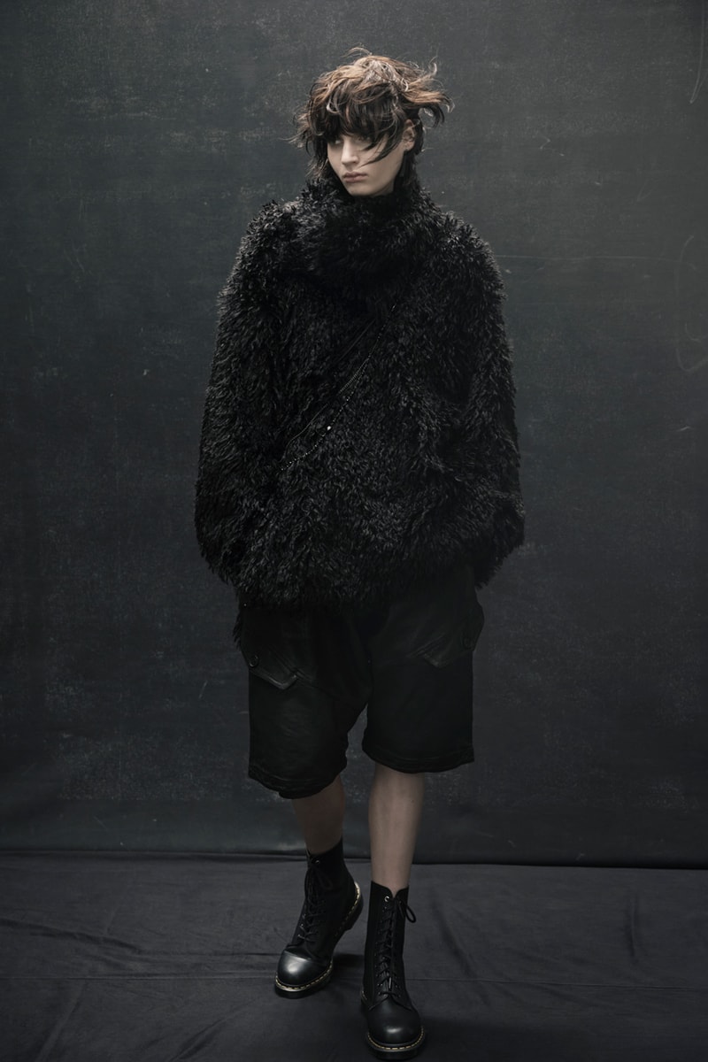s'yte yohji yamamoto japan rock music subculture leather fur fall winter 2022 history hats gobelin jacquard 