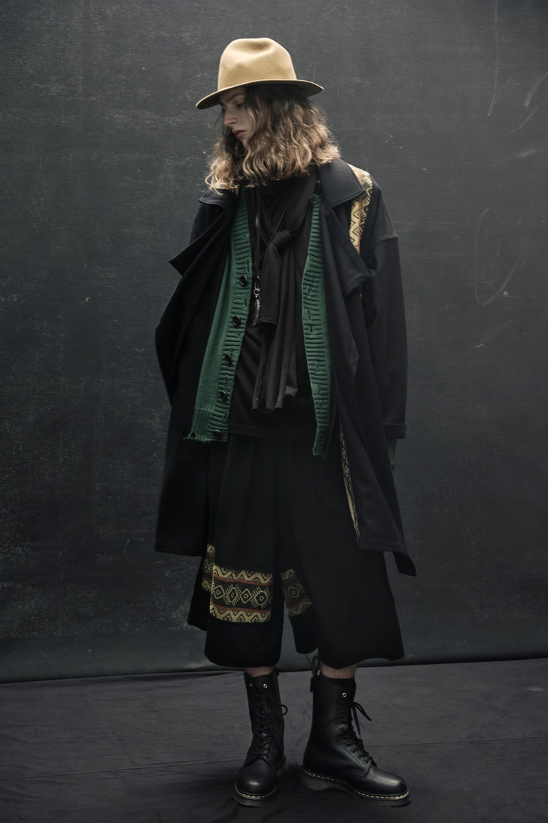 s'yte yohji yamamoto japan rock music subculture leather fur fall winter 2022 history hats gobelin jacquard 