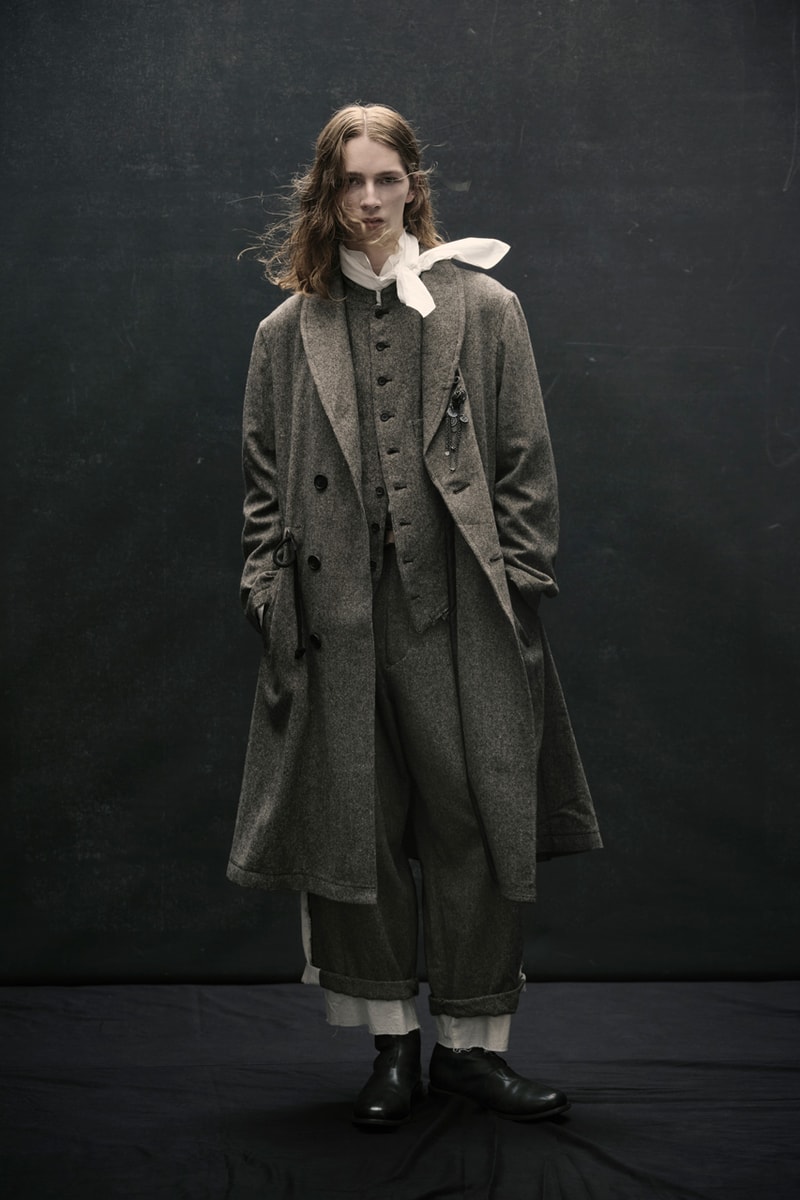 s'yte yohji yamamoto japan rock music subculture leather fur fall winter 2022 history hats gobelin jacquard 
