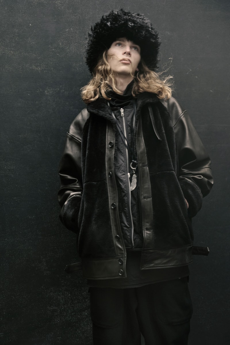 s'yte yohji yamamoto japan rock music subculture leather fur fall winter 2022 history hats gobelin jacquard 