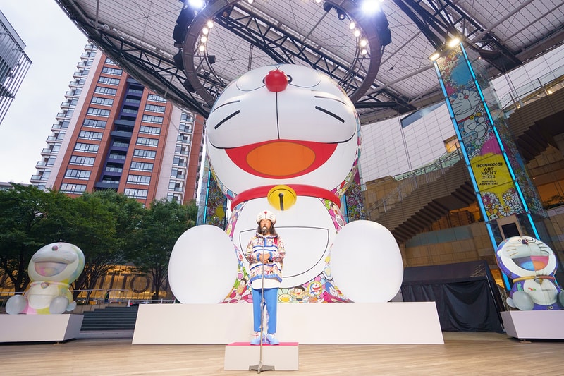 Takashi Murakami 32-Foot-Tall Doraemon Roppongi Art Night 2022 Opening Info