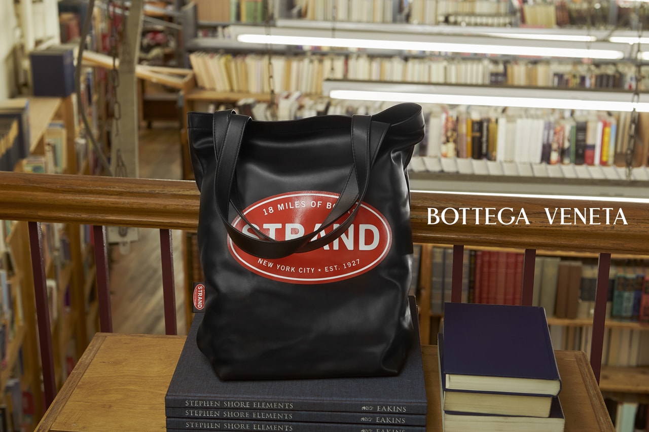 the strand bookstore bottega veneta leather book totes fashion week release date info photos price store list buying guide