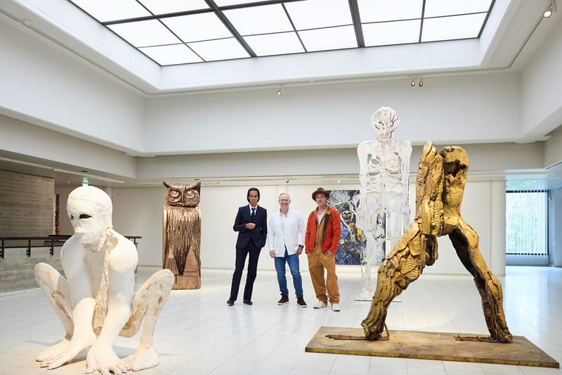 Brad Pitt Makes Art Debut Alongside Nick Cave and Thomas Houseago