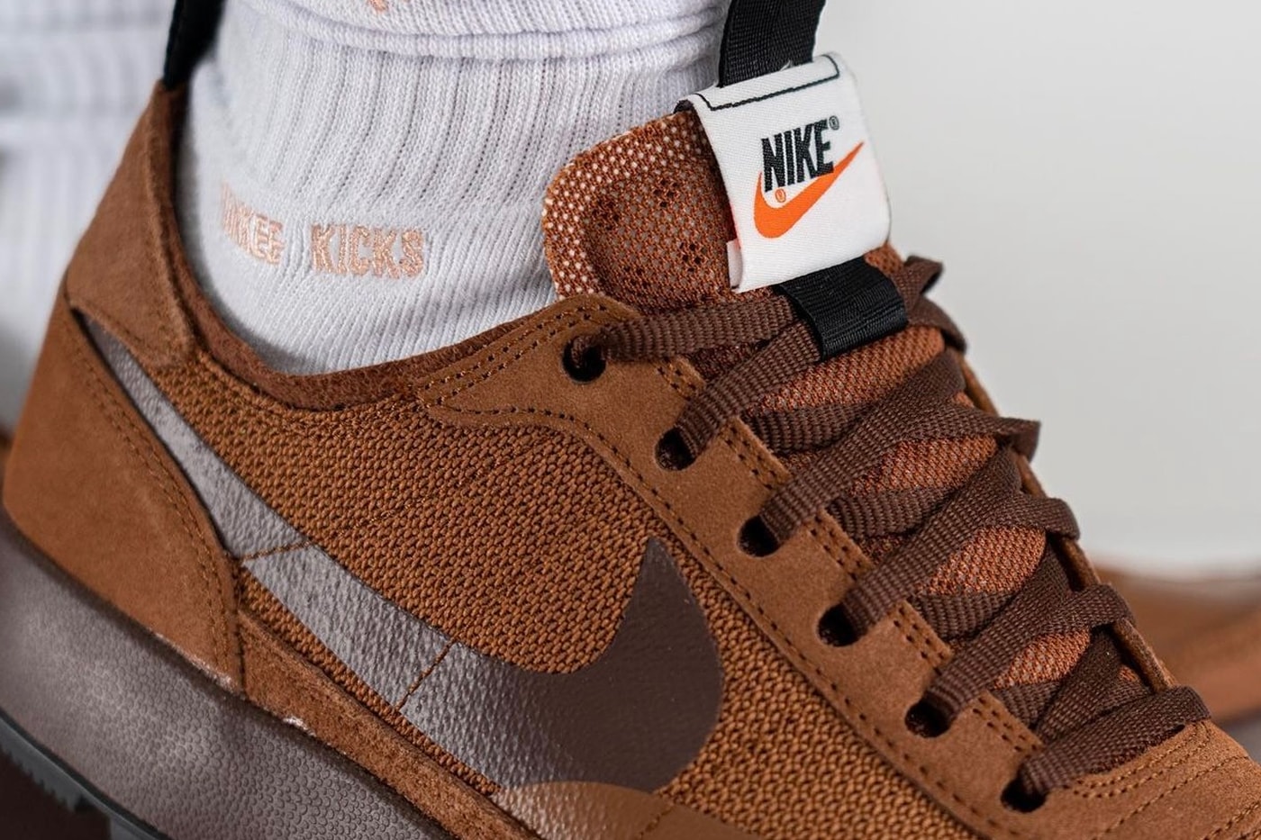 Tom Sachs NikeCraft General Purpose Shoe Brown On-Foot Look Release Info DA6672-201 Date Buy Price 