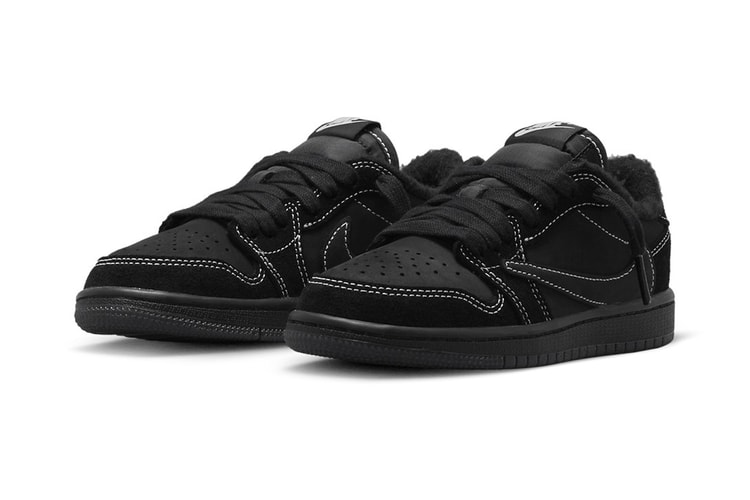 The Travis Scott x Air Jordan 1 Low "Black Phantom" Is Releasing in Preschool Sizes