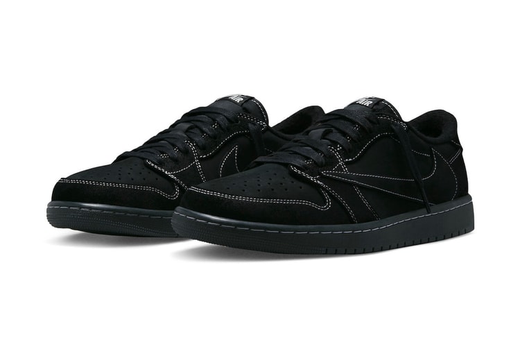 Take an Official Look at the Travis Scott x Air Jordan 1 Low OG SP "Black Phantom"