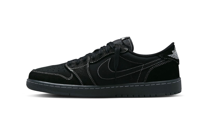 Travis Scott Air Jordan 1 Low OG SP Black Phantom Official Look Release Info DM7866-001 Date Buy Price Cactus Jack