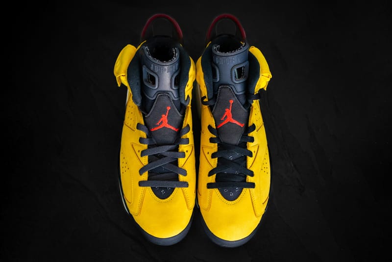 jordan 6 yellow and black