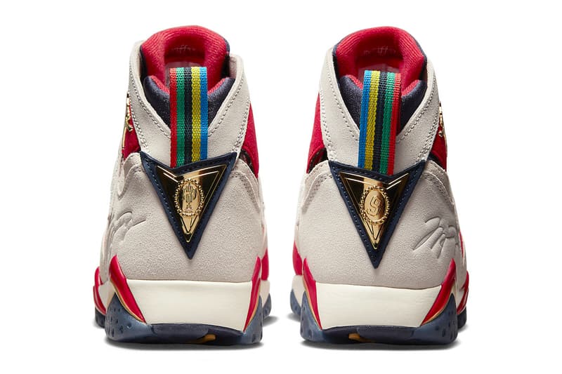 Trophy Room Air Jordan 7 Official Look Release Info DM1195-474 Date Buy Price Dark Obsidian True Red Metallic Gold