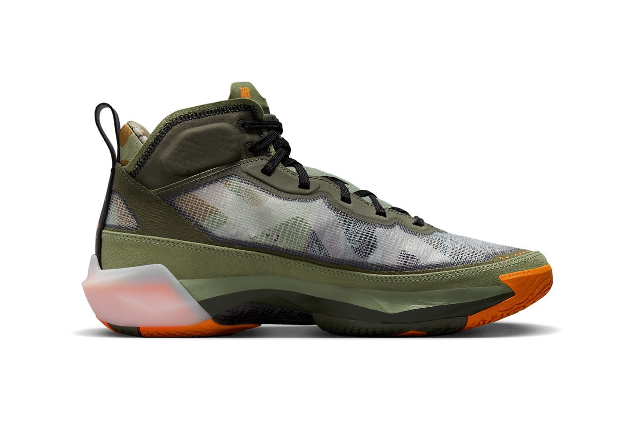 UNDEFEATED Air Jordan 37 Military Green DV6255 300 Release Info date store list buying guide photos price