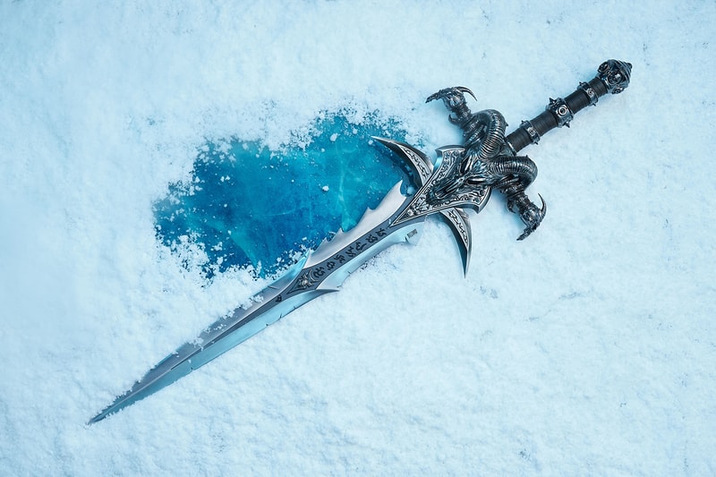 World of Warcraft Frostmourne Premium Replica Release Info Wrath of the Lich King
