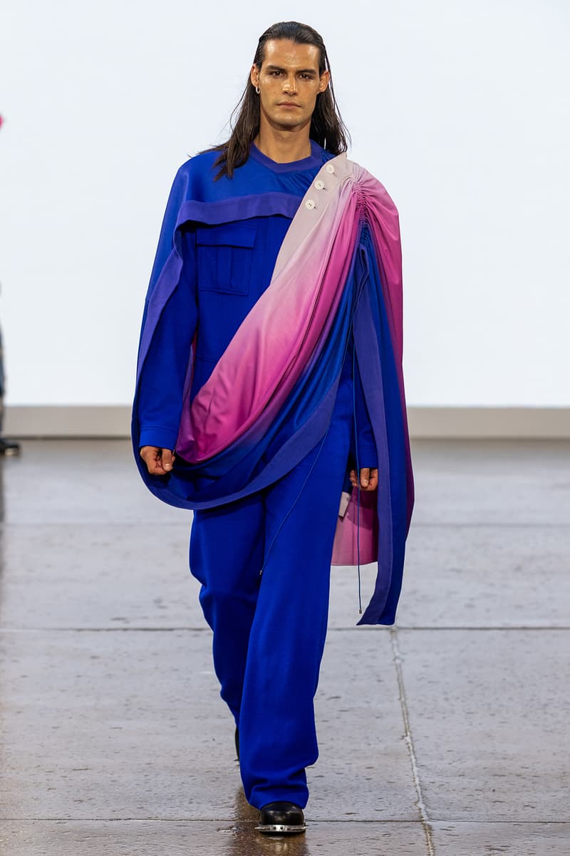 Yonghao Xie spring summer 2023 runway Collection runways Antewerp Royal Academy of Fine Art